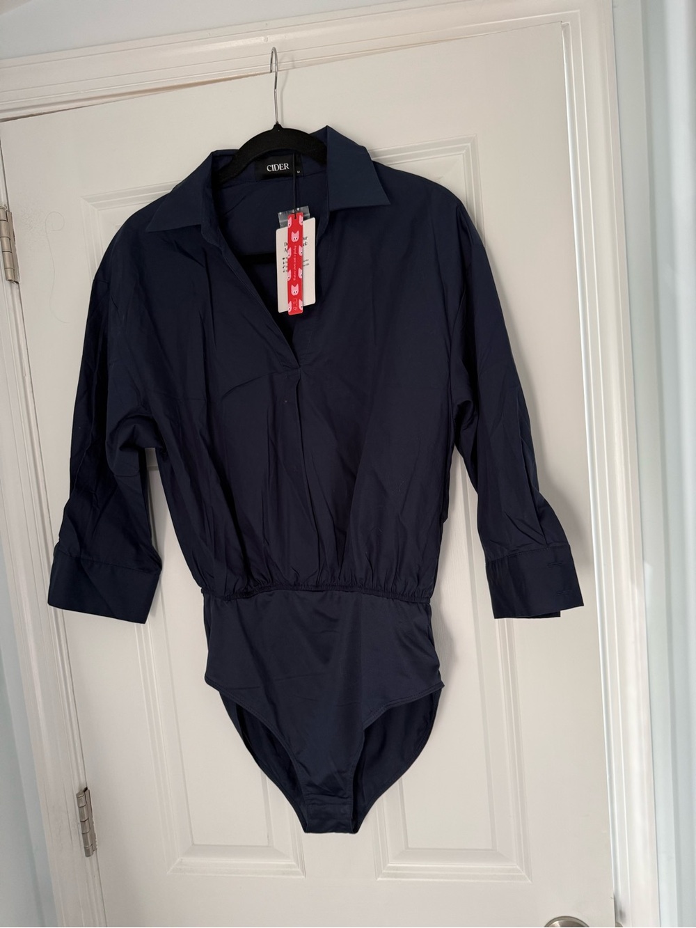 Cider Navy One-Piece Bodysuit